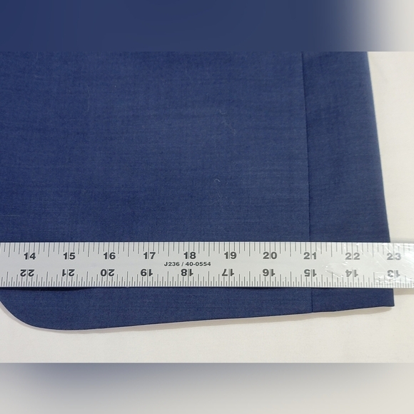 Original Penguin By Munsingwear Navy Birdseye Stretch Suit Jacket Mens 42L - Picture 8 of 16